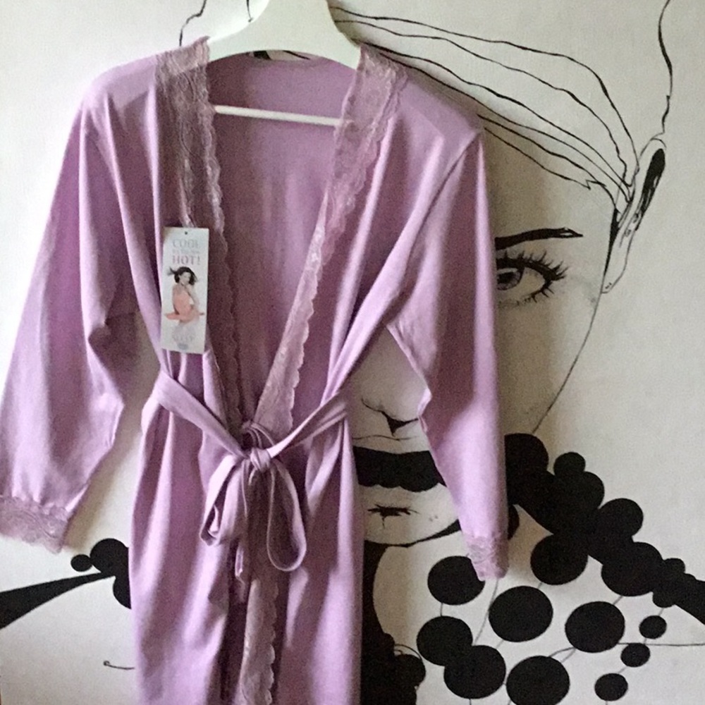 Knock Out Cotton Robe - Picture 2 of 7